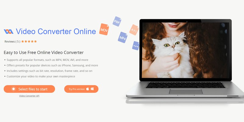 Online Video Converter Main Page