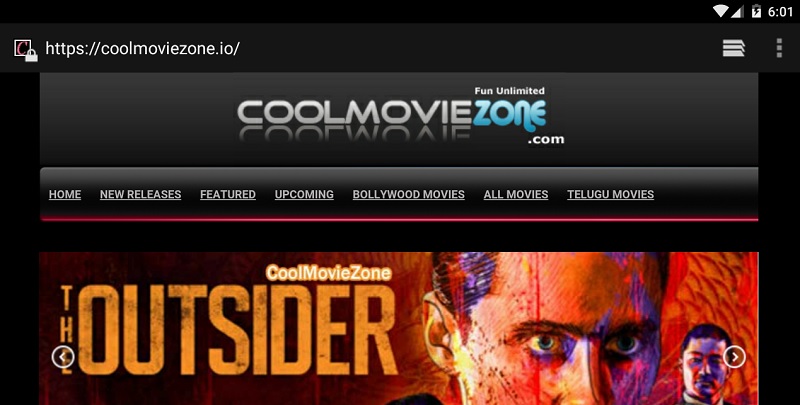 coolmoviezone homepage